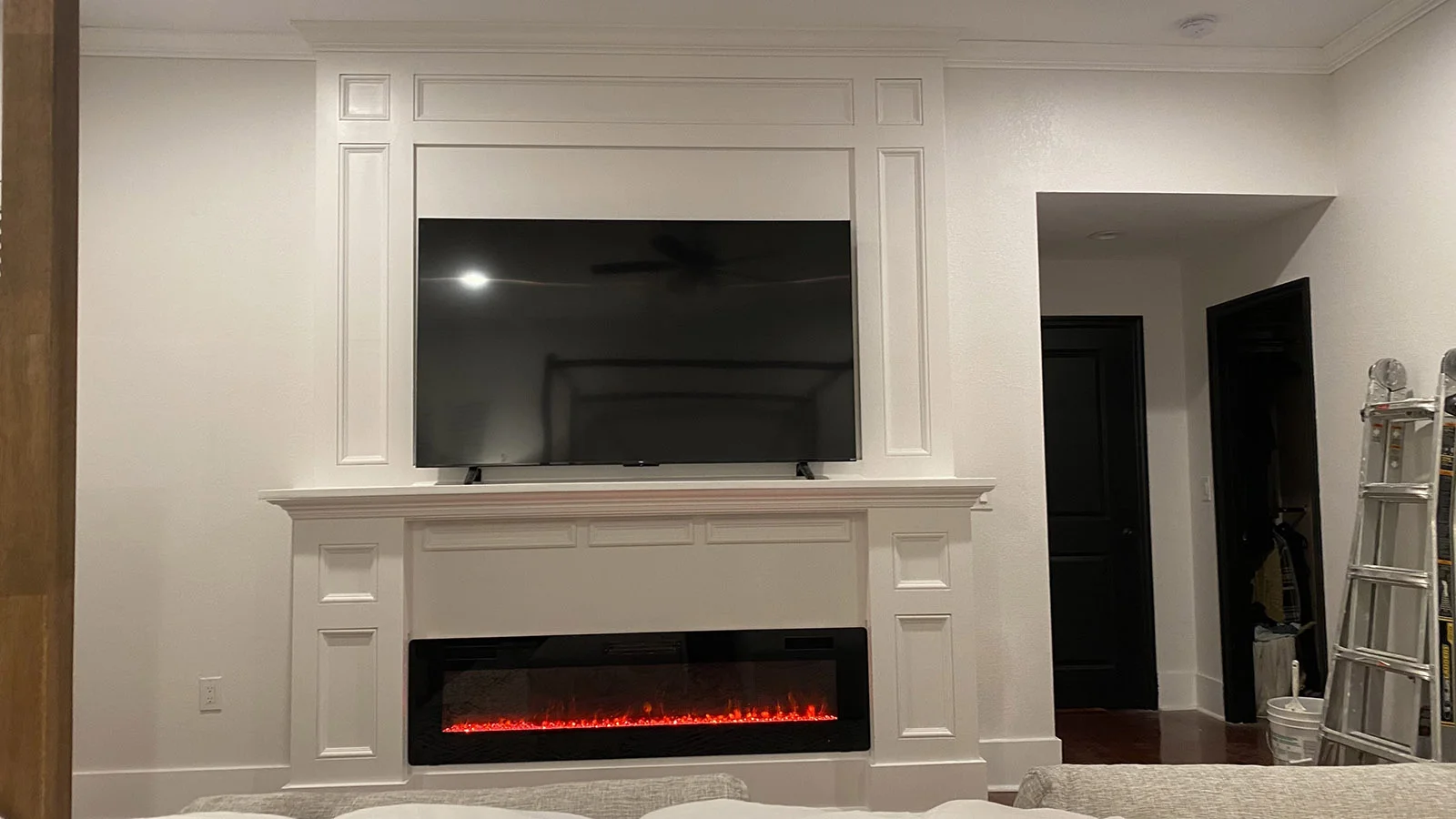 After Electric Fireplace