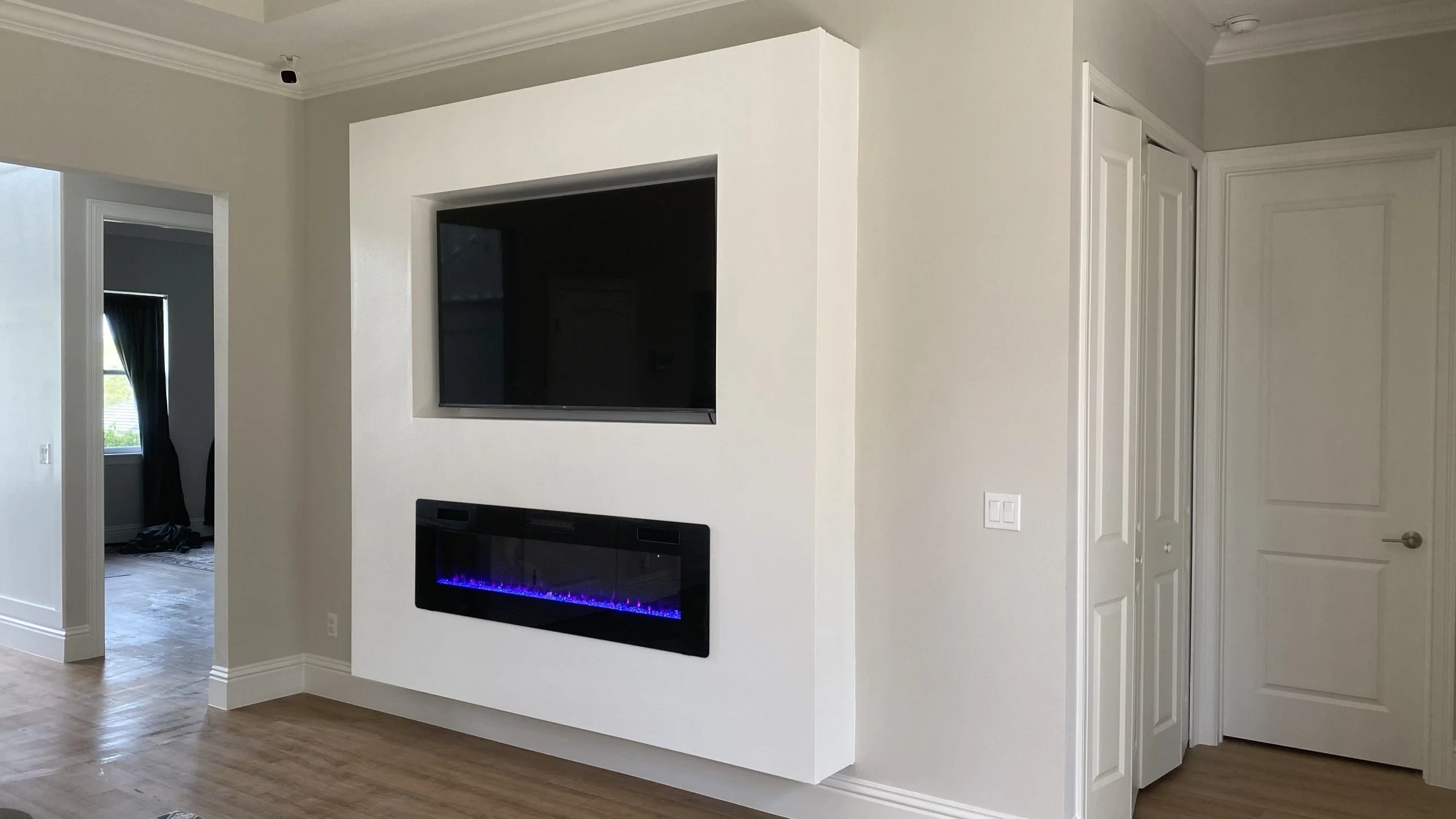 Before After Electric Fireplace
